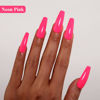 Picture of Imtiti Pink Gel Nail Polish, 0.5 Fl Oz Neon Pink Gel Polish Soak Off LED UV Nail Gel Polish Spring Summer Gel Nail Polish DIY Nail Art Starter Manicure Salon Gel Nail Kit