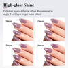 Picture of Imtiti Jelly Gel Polish, 15ML Sheer Grape Purple Jelly Gel Nail Polish Translucent Spring Summer Nail Gel Polish LED UV Gel Nail Polish for Nail Art DIY Manicure