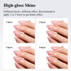 Picture of Imtiti Jelly Gel Polish, 15ML Sheer Nude Pink Jelly Gel Nail Polish Translucent Spring Summer Nail Gel Polish LED UV Gel Nail Polish for Nail Art DIY Manicure