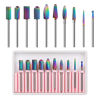 Picture of Makartt Nail Drill Bits Set:10Pcs Dimond Tungsten Carbide Nails Bits,3/32 Inch for Acrylic Gel Nails Cuticle Tools,Remove Acrylic Poly Nail Gel Nail Polish B-36,Bit Kit Manicure Pedicure Home Salon