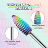 Picture of Makartt Nail Drill Bits Set:10Pcs Dimond Tungsten Carbide Nails Bits,3/32 Inch for Acrylic Gel Nails Cuticle Tools,Remove Acrylic Poly Nail Gel Nail Polish B-36,Bit Kit Manicure Pedicure Home Salon
