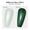Picture of Imtiti Pearl Gel Nail Polish, 0.5 Fl Oz Green Transparent Shell Shimmer Nail Gel Polish Mermaid Nail Drawing Gel Polish Iridescent Pearlescent Spring Summer Nail Polish Soak Off Led UV