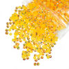 Picture of qiipii 5300PCS 3mm Orange Yellow AB Resin Rhinestones Bulk Dark Yellow AB Flatback Jelly Resin Stones SS10 Diamonds Gems Charms Supplies for Nails Face Eyes Makeup Tumblers DIY Crafts Shoes Clothes