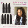 Picture of Dansama Passion Twist Hair Water Wave Braiding Hair for Butterfly Style Crochet Braids Bohemian Hair Extensions (18inch (Pack of 7), #4)