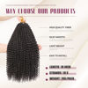 Picture of Dansama Passion Twist Hair Water Wave Braiding Hair for Butterfly Style Crochet Braids Bohemian Hair Extensions (18inch (Pack of 7), #4)