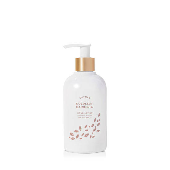 Picture of Thymes Hand Lotion Gold Pump - 8.25 Fl Oz - Goldleaf Gardenia