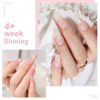 Picture of Beautpal Milky White Jelly Nude Gel Nail Polish Set, 10 Transparent Colors Sheer Pink Orange Soak Off UV/LED Lamp Gel Nail Kit for Salon Gel Manicure and Nail Art DIY at Home 7ml