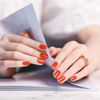 Picture of Major Dijit Quick Dry Nail Polish Pumpkin Orange Summer Nail Lacquer for Nail Art Cruelty-Free Regular Nail Polish 0.41 fl oz.