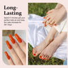 Picture of Major Dijit Quick Dry Nail Polish Pumpkin Orange Summer Nail Lacquer for Nail Art Cruelty-Free Regular Nail Polish 0.41 fl oz.