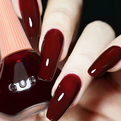 Picture of Major Dijit Quick Dry Nail Polish Cherry Summer Nail Lacquer for Nail Art Regular Nail Polish 0.41 fl oz.