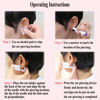 Picture of VitaCool Ear Piercing Kit Disposable Ear Cartilage Piercing Gun Kit with Sterile Multi-sized CZ Studs Easy and Safe Earring Self Piercing Kit for Yourself Use at Home (Style F-Ball-2/3/4mm-)