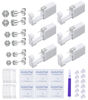 Picture of VitaCool Ear Piercing Kit Disposable Ear Cartilage Piercing Gun Kit with Sterile Multi-sized CZ Studs Easy and Safe Earring Self Piercing Kit for Yourself Use at Home (Style D-CZ-2/3/4mm+)