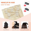 Picture of UGOTRAYS Clip in Hair Extensions Real Human Hair Blonde - 22 inch 115g 7pcs Platinum Blonde 100% Remy Human Hair Clip in Extensions Straight Real Human Hair #60 Platinum Blonde Clip in Hair Extensions