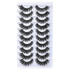 Picture of FARRED Natural Lashes Short False Eyelashes Wispy Mink Eye Lash Fluffy Wispies Eyelash Natural Look 10 Pairs Fake Lashes Pack Volume Lash Strips Pestañas