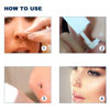 Picture of RASDDER 4-Pack Disposable Self Piercing Kit with Built-in Nose Studs, Very Safe Piercing Gun, Simple and Convenient Operation, Ideal for Family Use (White + Pink)