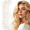 Picture of Glitter Freckles Face Tattoo, Glitter Freckles, Sparkle Makeup Patches-Gold-Face Glitter Speckles Patches, 4pcs
