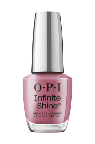 Picture of OPI Infinite Shine Times Infinity | Opaque Dark Purple Crème Long Wear Gel Like Nail Polish | Vegan, Long Lasting, Streak Free