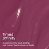 Picture of OPI Infinite Shine Times Infinity | Opaque Dark Purple Crème Long Wear Gel Like Nail Polish | Vegan, Long Lasting, Streak Free