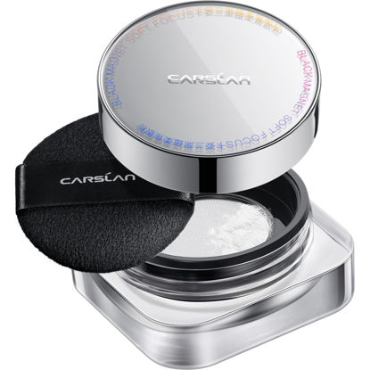 Picture of CARSLAN Soft Focus Loose Setting Powder, Lightweight, Matte, Oil Control, Shine Free, Talc-Free Face Powder Makeup, 24H Longwear Finishing Powder, 03 Translucent For Sensitive