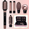 Picture of ELLA BELLA® 6 in 1 Professional Hot Air Styler • Powerful Hair Dryer & Straightener Set • Styling Without Heat Damage • Fast Drying Curling Volumizing Straightening • Includes Protective Travel Case