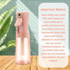 Picture of Apidgrowth Hair Spray Bottle, Fine Mist Refillable Spray Container,Ultra-Fine Continuous Spray Bottle for Skincare, Plant Care, Pet Grooming, Cleaning
