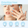 Picture of CANNI 6Pcs 9ml Pastel Gel Nail Polish Set- White Pink Light Blue Gel Polish Kit Candy Milky White Colors DIY at Home Salon Christmas New Year's Gifts for Girls