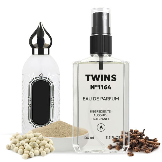 Picture of TWINS Impression of Musk Kashmir | Unisex Perfume for Women and Men Eau de Parfum | No.1164 | 3.4 Fl Oz / 100 ml