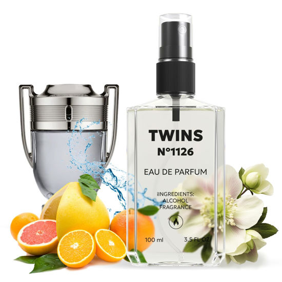 Picture of TWINS Impression of Inv| Perfume for Men Eau de Parfum | No.1126 | 3.4 Fl Oz / 100 ml