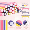 Picture of 30Pcs 9.45" Flexible Curling Rods No Heat Hair Rollers Curlers with 3 Sizes Foam Curlers Hair Rods for Short and Long Hair