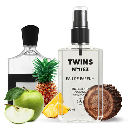 Picture of TWINS Impression of Aventus | Perfume for Men Eau de Parfum | No.1183 | 3.4 Fl Oz / 100 ml