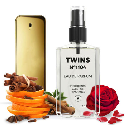 Picture of TWINS Impression of 1 Million | Perfume for Men Eau de Parfum | No.1104 | 3.4 Fl Oz / 100 ml