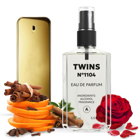 Picture of TWINS Impression of 1 Million | Perfume for Men Eau de Parfum | No.1104 | 3.4 Fl Oz / 100 ml