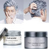 Picture of Temporary Hair Color Wax,Hair Spray Color, Hair Wax Color 4.23 oz, Easy Washout Temporary Hair Dye for Halloween,Cosplay, Party (Gray, 4.23)