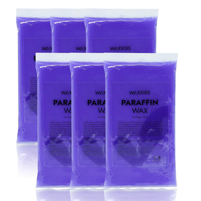 Picture of wewax Paraffin Wax, 6 pack Paraffin Wax of Lavender scent, Moisturizing for Hands and Feet, 6 Count