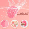 Picture of 50-Count Heart Shape Compressed Facial Sponges, 100% Natural Cosmetic Spa Sponges for Facial Cleansing for Daily Facial Cleansing, Exfoliating Mask, Makeup Remover. Ideal for Home and Travel.