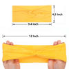 Picture of XTREND 12 Pcs Women's Headbands Twisted Cross Elastic Headbands Yoga Workout Headbands Non-Slip Sweat Soft Headbands Solid Color Simple Versatile Hair Accessory Headbands