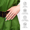 Picture of NAILOG Semi Cured Gel Nail Strips for St. Patrick's Day, 34 pcs Salon-Quality Gel Nail Stickers, Long Lasting Nail Wraps for Women | Irish Pride