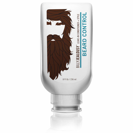 Picture of Billy Jealousy Original Beard Control Leave In Beard Conditioner for Men with Aloe Leaf Juice and Jojoba Seed Oil, Softens Hair and Skin, Light Hold with Matte Finish, 8 Fl Oz