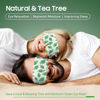 Picture of BeHoomi Steam Eye Mask, 10 Packs Heated Eye Mask, Self Heating Disposable SPA Warm Compress for Eyes Sleep Mask, Soothing Moist Heat Eye Masks, Travel Essentials & Relaxation Gifts (Tea Tree Scent)