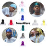 Picture of ForceWave 10 Pieces Silky Durags Long Tail for Women Men Satin Durag 360 wave，Dorag, 10 Colors