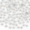 Picture of Beadsland 576pcs Flat Back Crystal Rhinestones Round Gems for Nail Art and Craft Glue Fix, Crystal, SS30,6.3-6.5mm