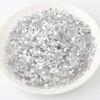 Picture of Beadsland 576pcs Flat Back Crystal Rhinestones Round Gems for Nail Art and Craft Glue Fix, Crystal, SS30,6.3-6.5mm
