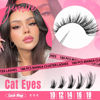 Picture of JIMIRE Wispy Lash Clusters Natural Look 192Pcs Wispy Manga Eyelash Clusters CC Curl Cluster Eyelash Extensions Natural Cluster Individual Lashes 10-18mm Mix Lash Extensions for Beginners