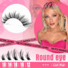 Picture of JIMIRE Wispy Lash Clusters Natural Look 192Pcs Wispy Manga Eyelash Clusters CC Curl Cluster Eyelash Extensions Natural Cluster Individual Lashes 10-18mm Mix Lash Extensions for Beginners