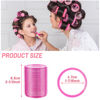 Picture of Big Self-Grip Hair Rollers with Stainless Steel Duckbill Clips for Long, Medium Hair and Volume