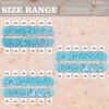 Picture of BELLEBOOST 5000PCS Resin Rhinestones Kits, 2/3/4/5/6mm Flatback Jelly Rhinestones, 3 Box Lake Blue AB Non Hotfix Crystal Gems for DIY Crafts Mugs Bottles Tumblers Clothes Makeup Nail Manicure
