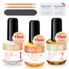 Picture of SAVILAND 15 ML Nail Dehydrator and Primer and Cuticle Oil for Nails - 16PCS Natural Acid-free Nail Primer and Dehydrator Nail Prep for Gel Nail Polish & Acrylic Nails Salon Nail Art Tools