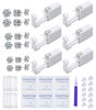 Picture of VitaCool Ear Piercing Kit Disposable Ear Cartilage Piercing Gun Kit with Sterile Multi-sized CZ Studs Easy and Safe Earring Self Piercing Kit for Yourself Use at Home (Style B-CZ-3/4/5mm-)