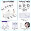 Picture of VitaCool Ear Piercing Kit Disposable Ear Cartilage Piercing Gun Kit with Sterile Multi-sized CZ Studs Easy and Safe Earring Self Piercing Kit for Yourself Use at Home (Style B-CZ-3/4/5mm-)