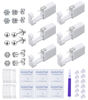 Picture of VitaCool 37 Pcs Ear Piercing Kit Disposable Ear Piercing Gun Kit with Sterile Multi-sized CZ Earring Studs Easy and Safe Earring Self Piercing Kit for Your Own Use at Home (3Mix-3mm-Silver-)